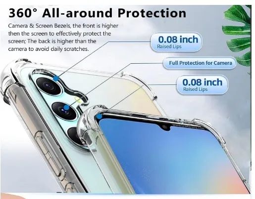 capa case transparente anti impacto para samsung a16 e a06 - Foto 3