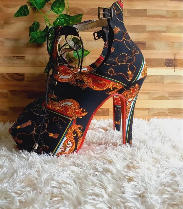peep toe preto - Foto 4