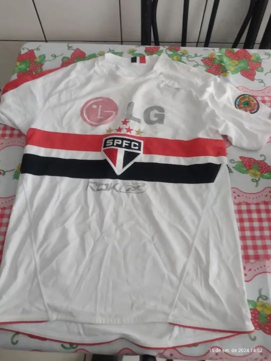 Camisa libertadores 2005 SPFC g