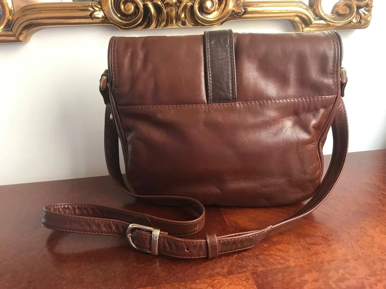 bolsa de couro  editar legítimo argentino - Foto 5