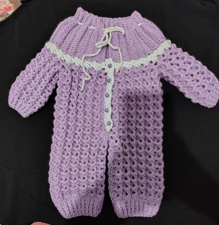 Macacão crochê para bebê  - Foto 3