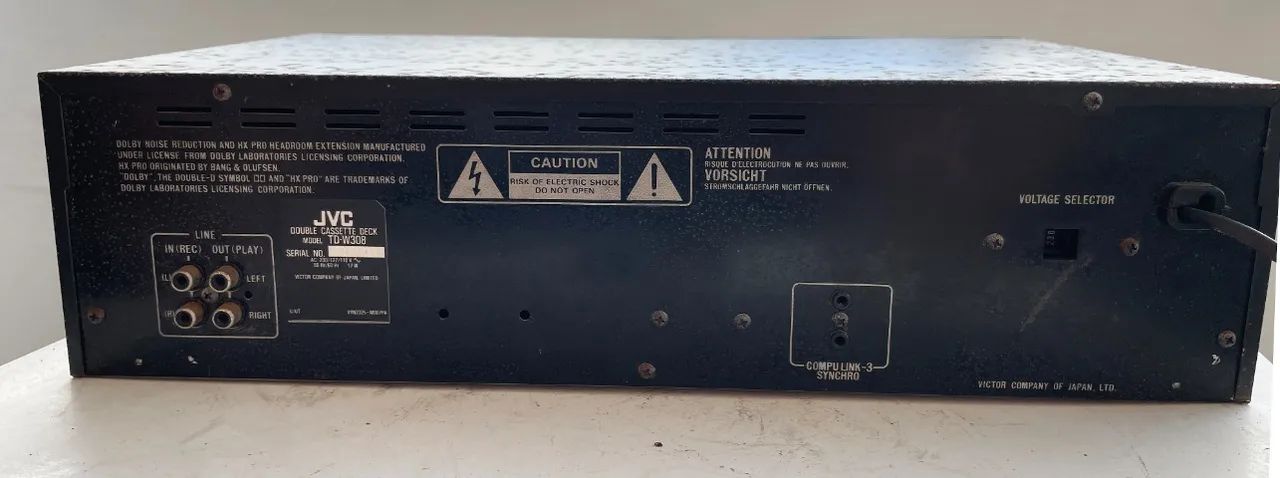Tape Deck K7 Vintage Jvc TD-W308 - Foto 3