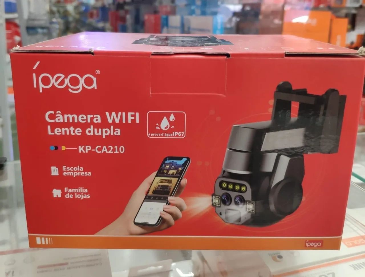 Câmera WiFi IP67 Lente Dupla - Segurança Residencial - Foto 2