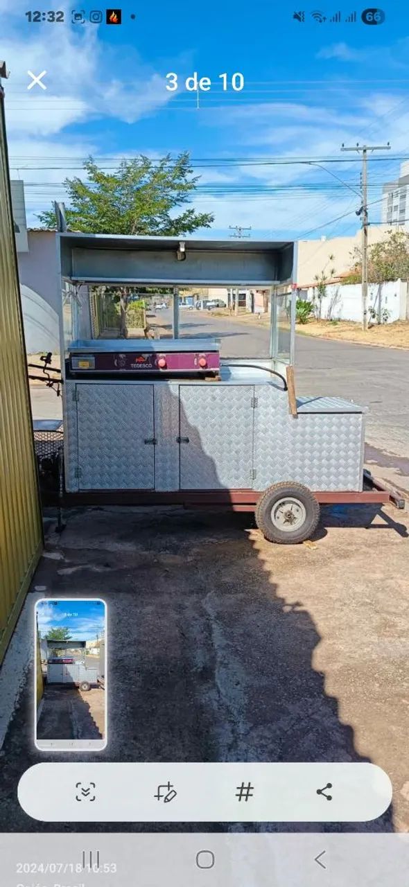 Vendo carrinho de lanche diversos - Foto 3