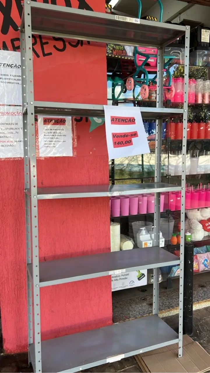 Estante de aço para organização - Venda
