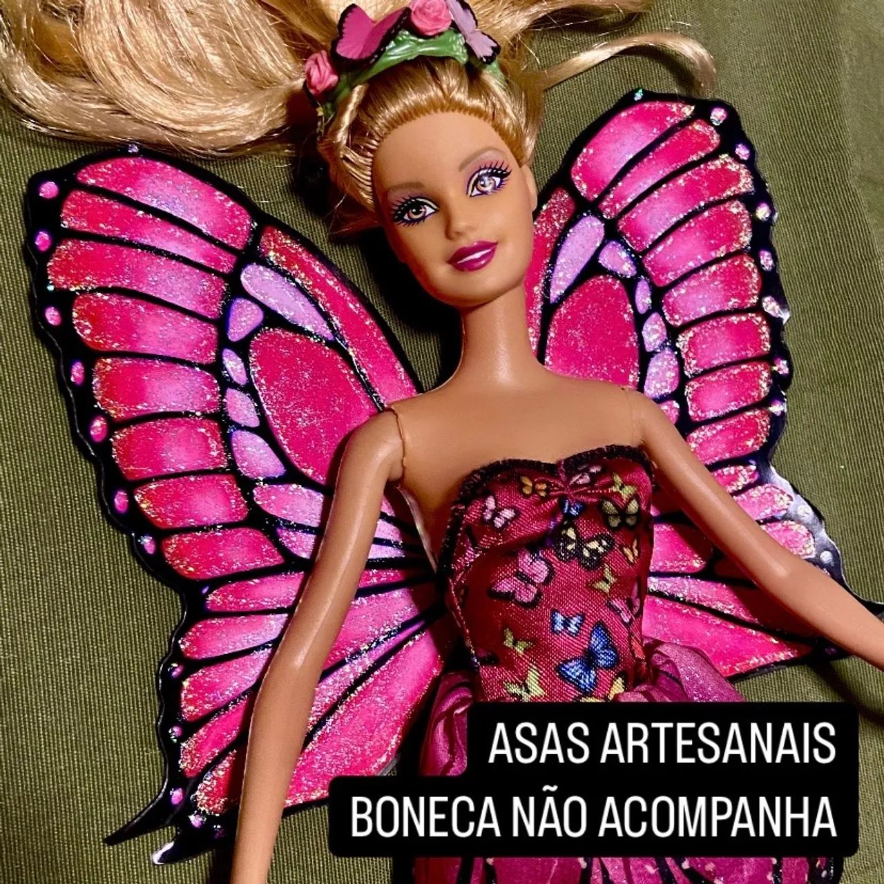 Asas para a Barbie Butterfly Mariposa