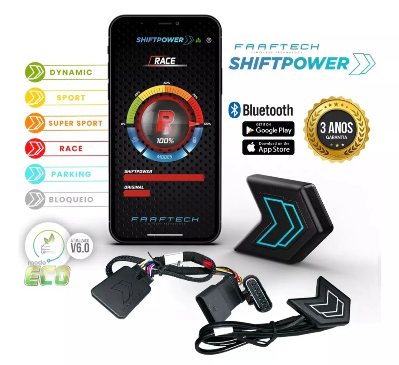 Shiftpower - Chip de Potência e Aceleração Eletrônica