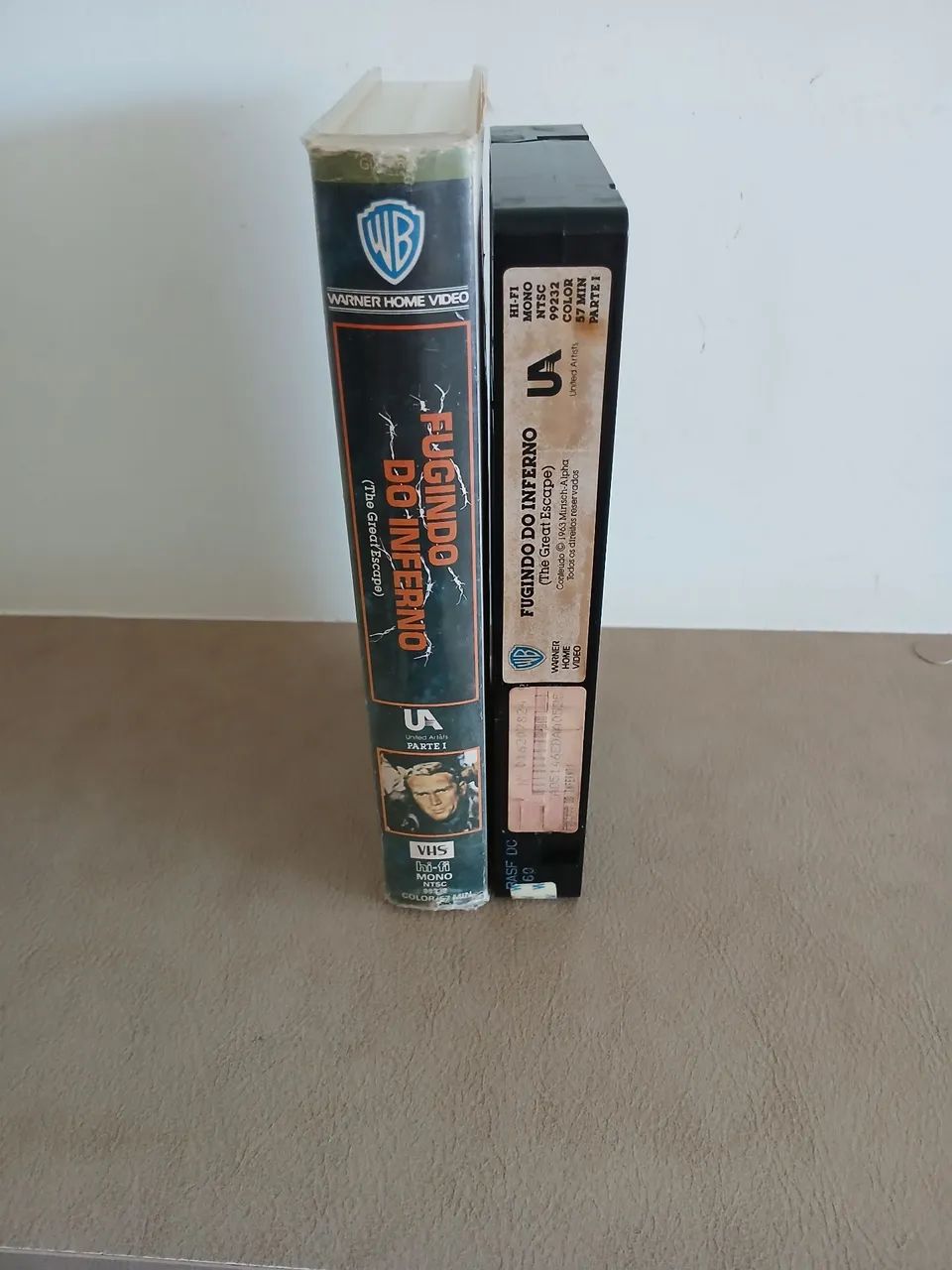 Fitas VHS Dupla - Fugindo do Inferno - Steeve McQuen - Foto 4