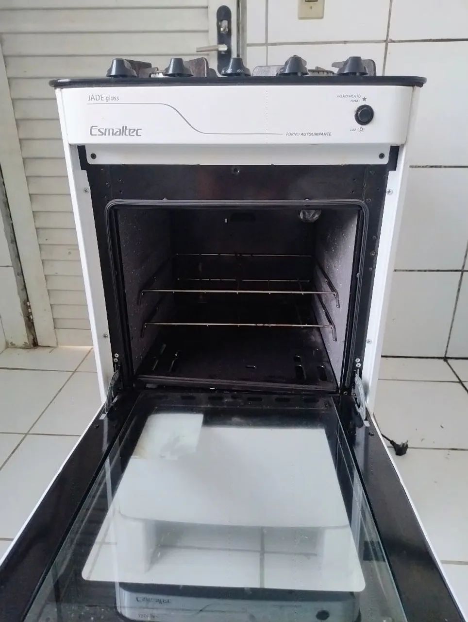 Fogão a Gás Esmaltec Jade Glass 4 Bocas - Foto 6