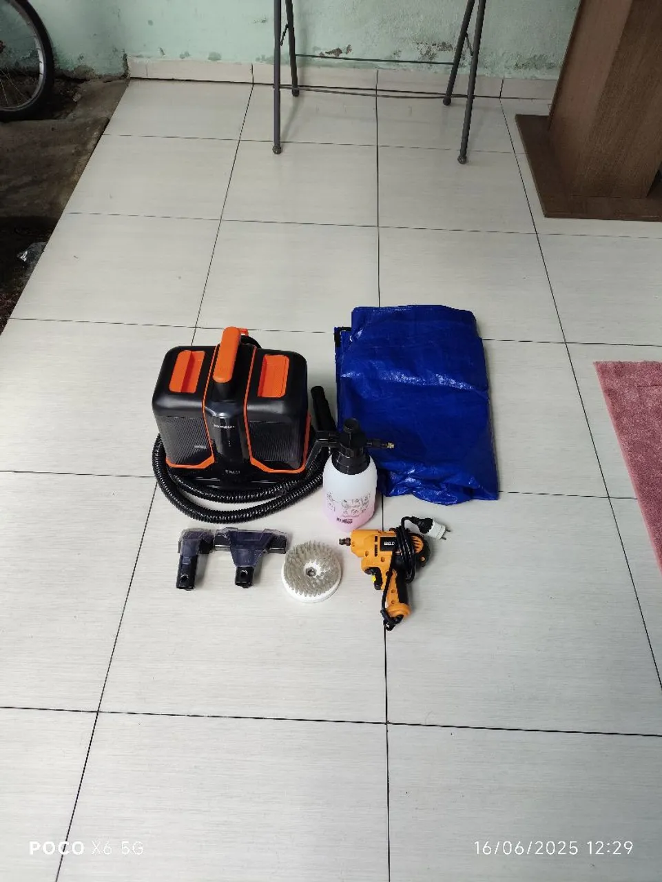 Kit de limpeza automotiva completo