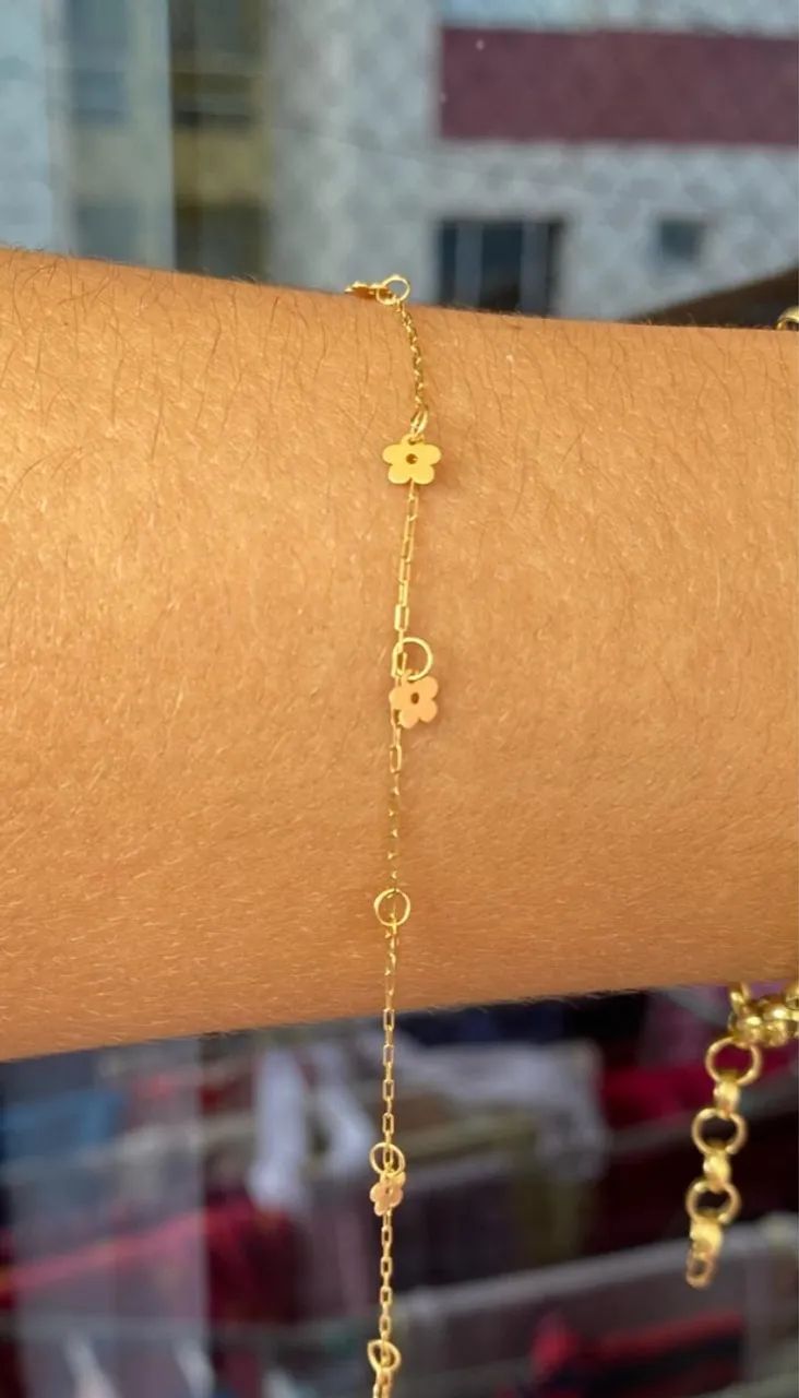 Pulseira de feminina ouro 18k