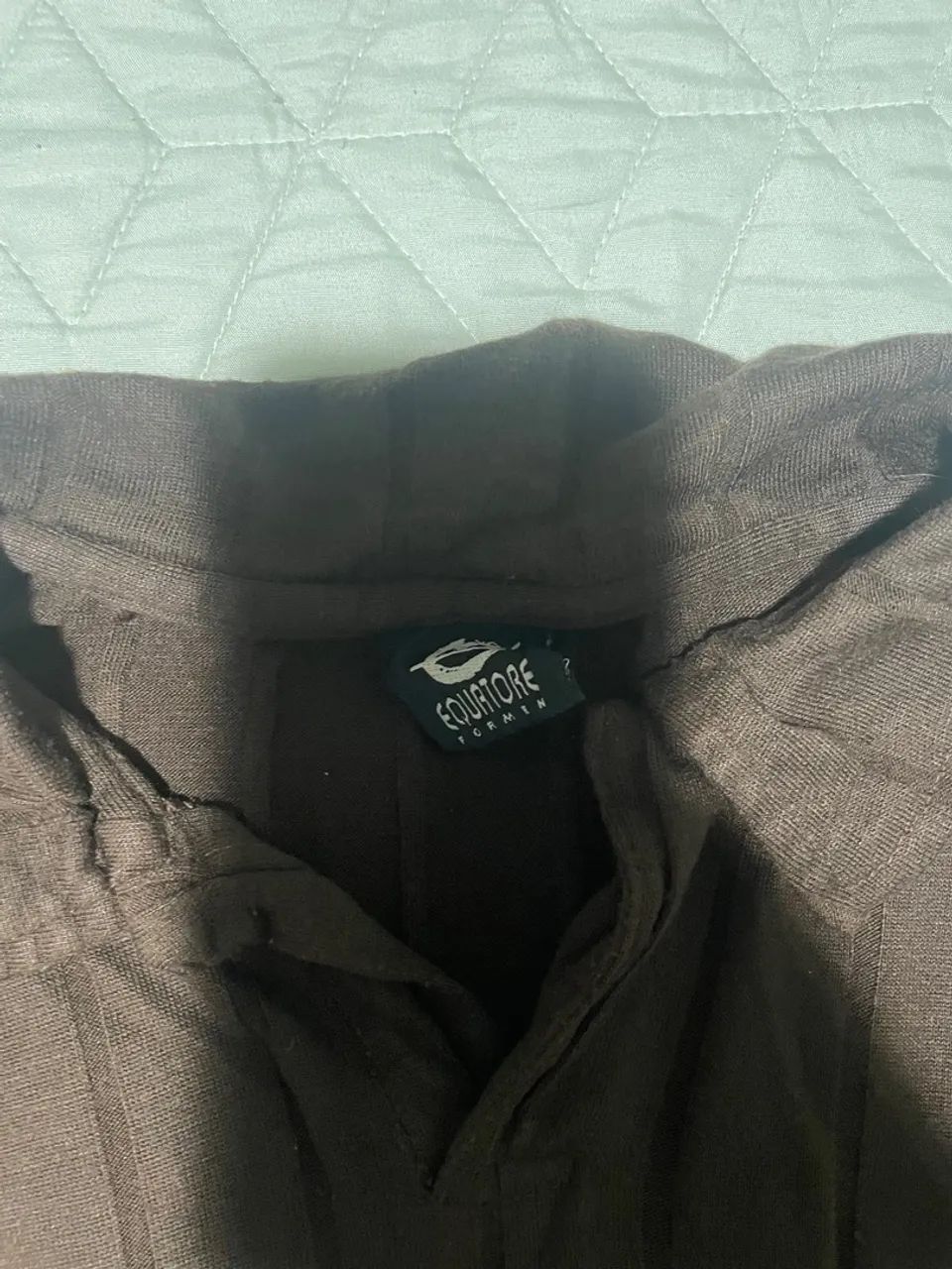Blusa de gola alta marrom equatore - Foto 2
