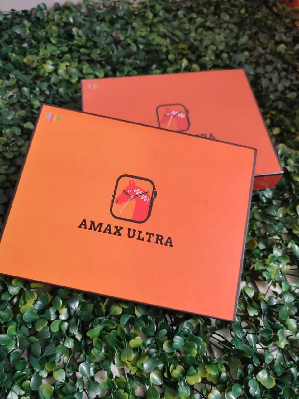Smartwatch Amax ultra lacrado com duas pulseiras