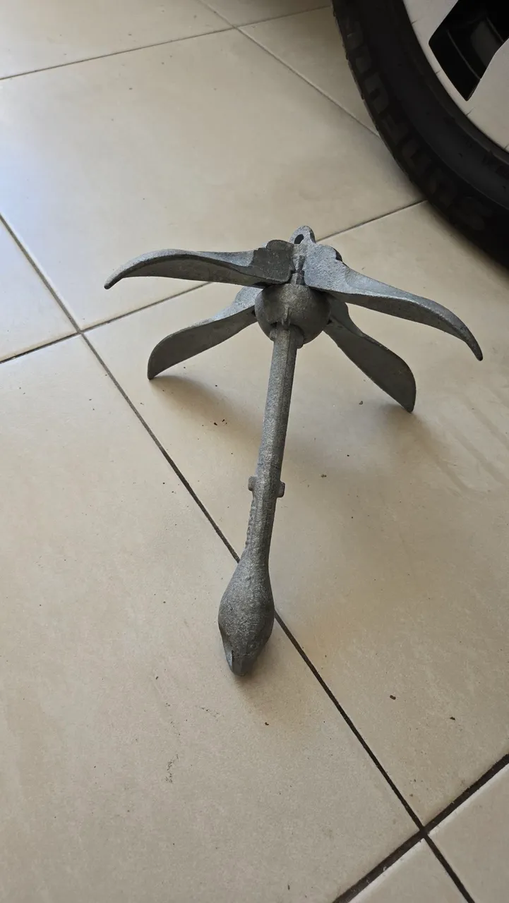 Âncora de ferro para barco ou jet ski de 1.5 kg