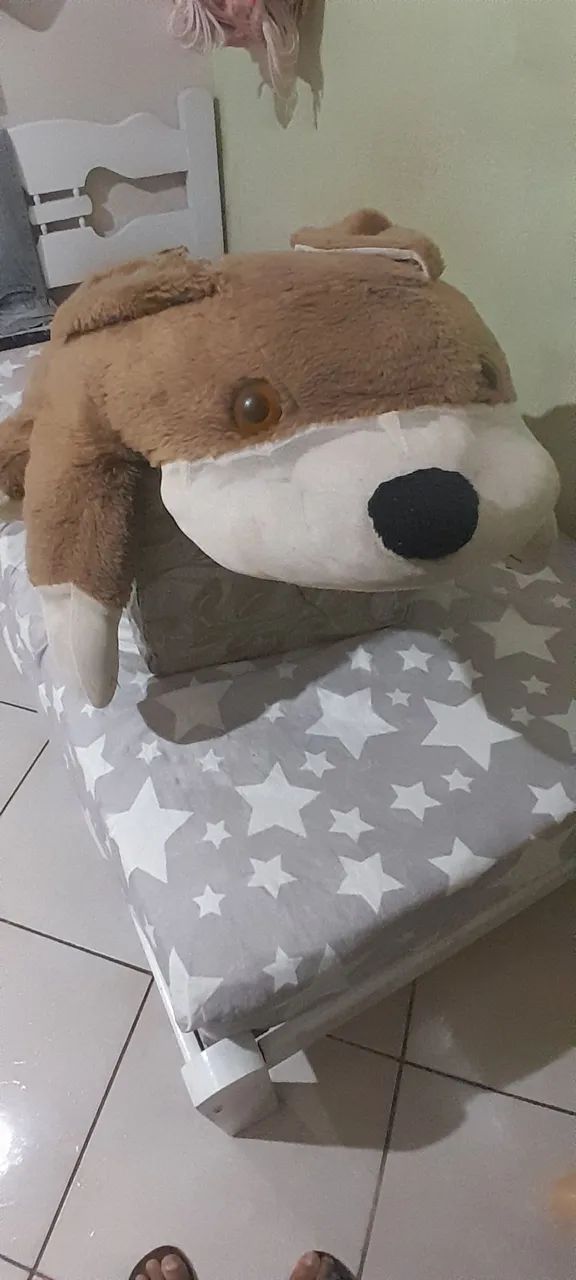 Cachorro gigante de pelúcia  - Foto 2