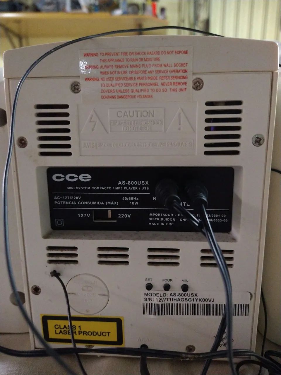 Mini sistem CCE p/ peças ou conserto. - Foto 5
