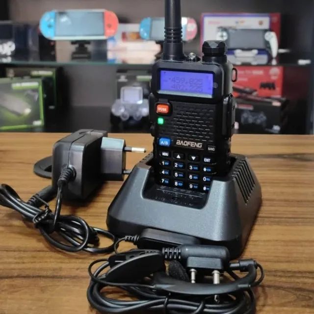 Rádio Comunicador BAOFENG UV-5R - Original, para Longo Alcance