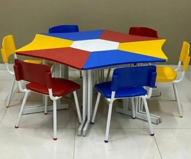 Conjunto Escolar Hexagonal Cm 
