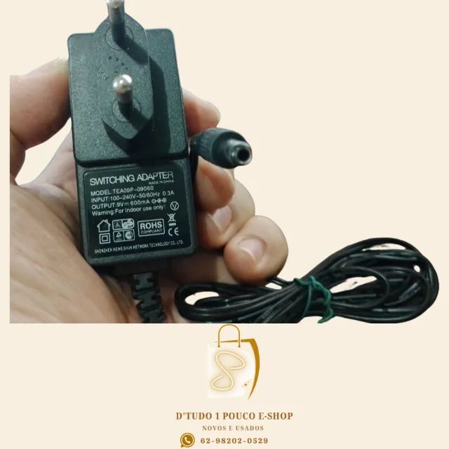 FONTE DE ALIMENTAÇÃO BIVOLT  AC 9V- 