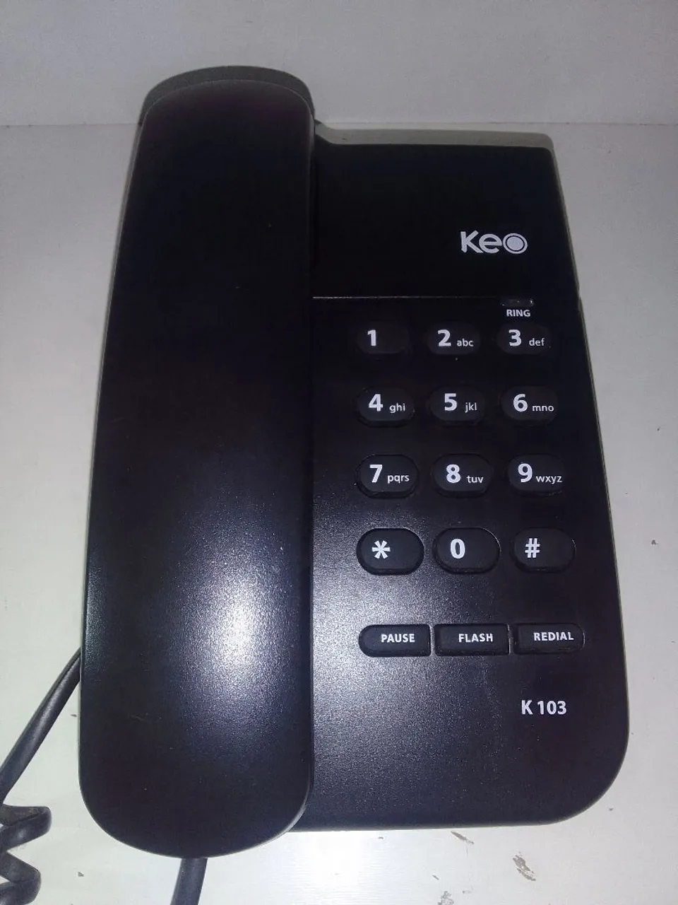 Telefone Intelbras KEO k103 com fio e chave