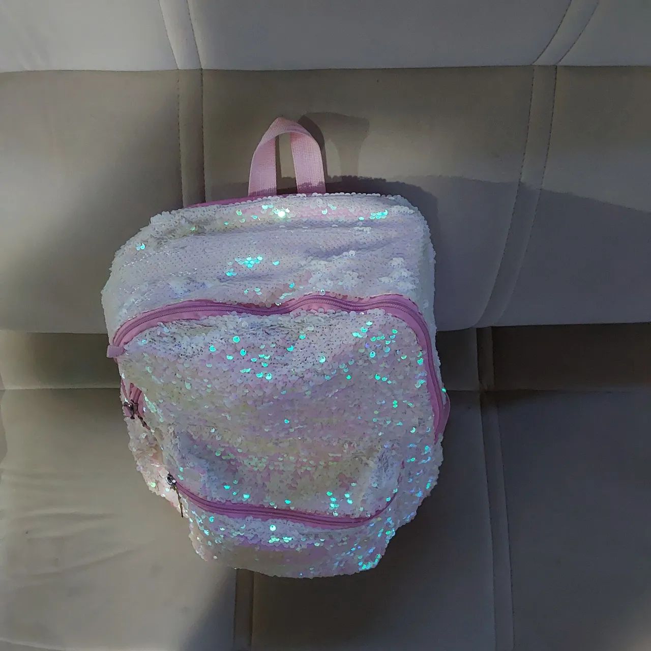 UP4YOU Pink Sequined Backpack64319736752514121
