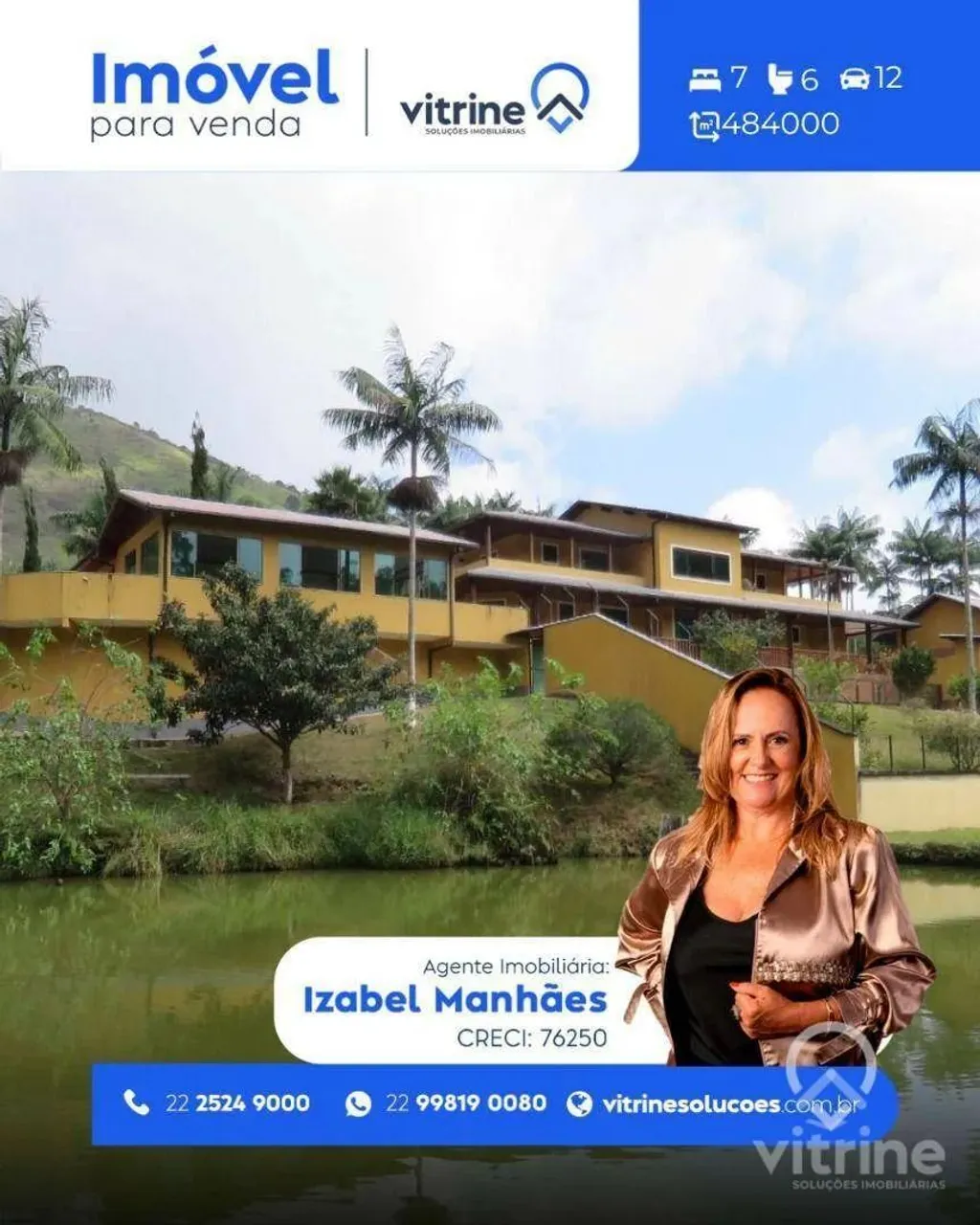 Fazenda com 7 dormitórios à venda, 484000 m² por R$ 2.500.000,00 - Mariana - Sumidouro/RJ