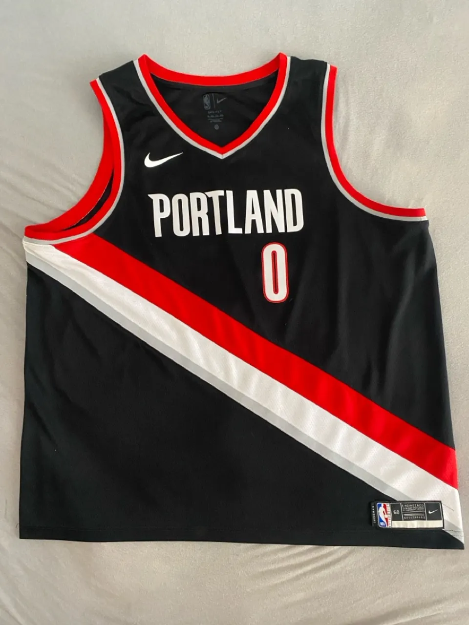 Regata 3XL Basquete NIKE Portland - Damian Lillard #0