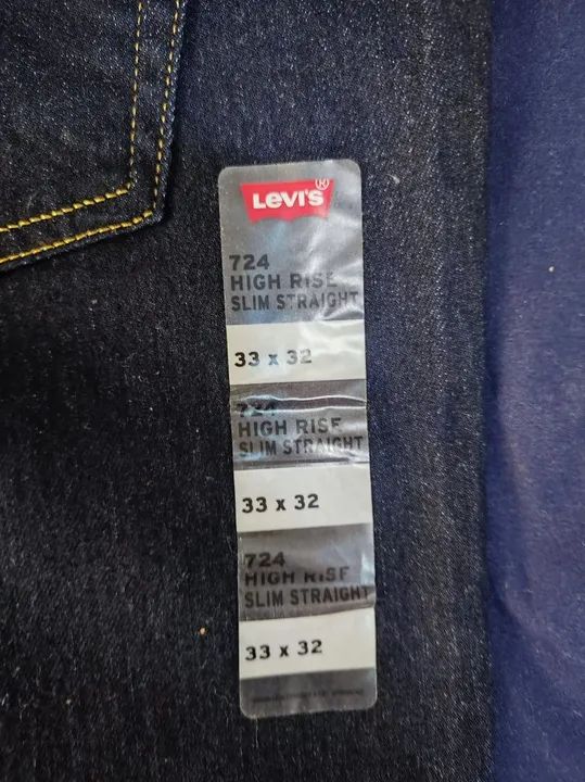 Calça Jeans levi's feminina 724 33x32 - Foto 4