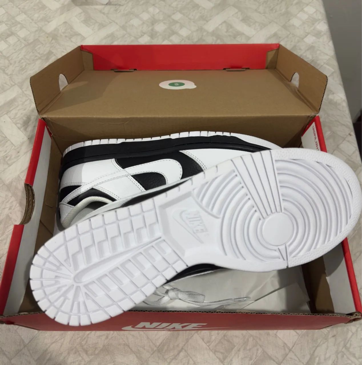Nike Dunk Low Retro Panda Reverse - Foto 4