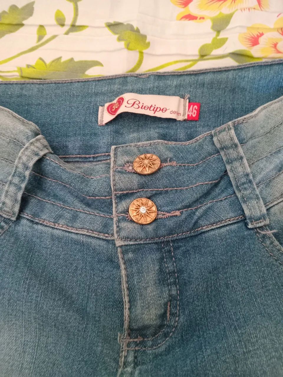 Calça Jeans Azul Feminina - Foto 3