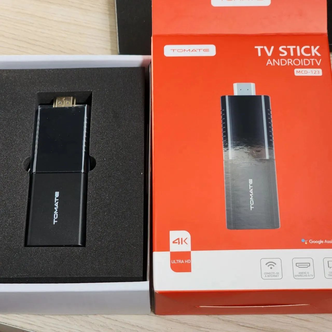 TV Stick Tomate Android TV 4K