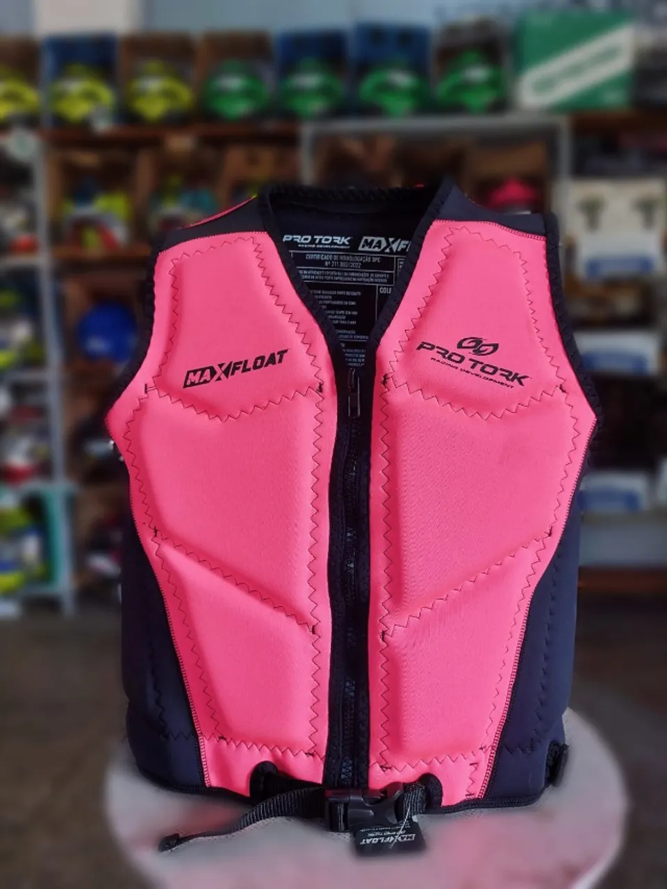 Lancha Colete Salva-Vidas Esporte Náutico Flutuação Protork para lancha