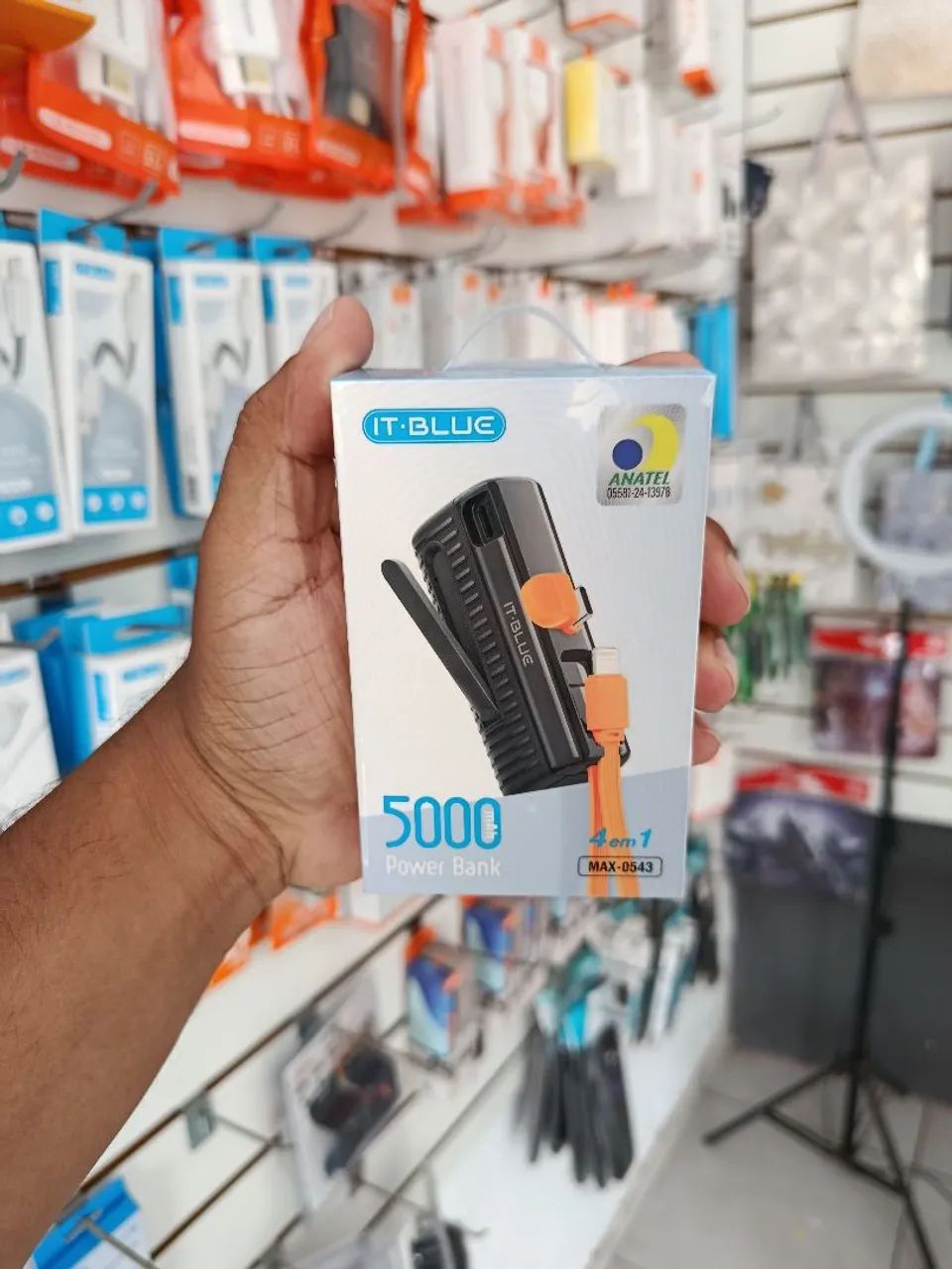 Carregador portátil 5.000 mAh It BLUE - entrega em são Luís e região 
