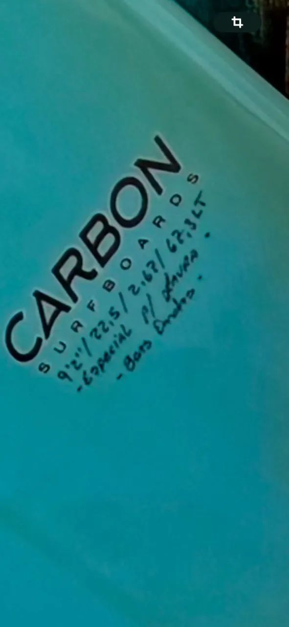 Prancha longboard azul em ótimo estado - Foto 3