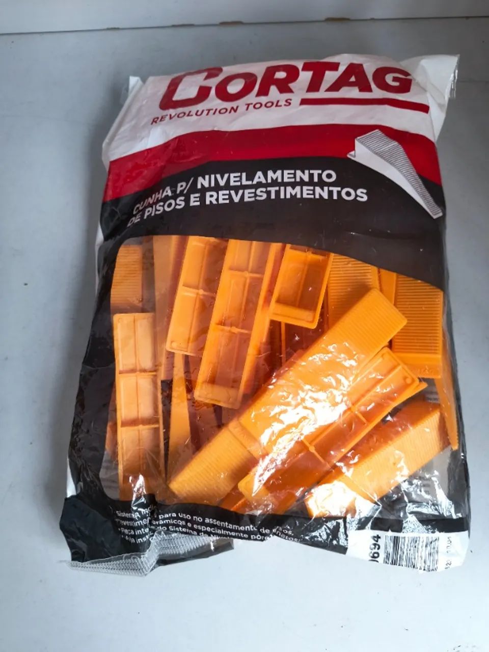 50 Cunha Nivelador Espacador Piso Porcelanato Larga Cortag