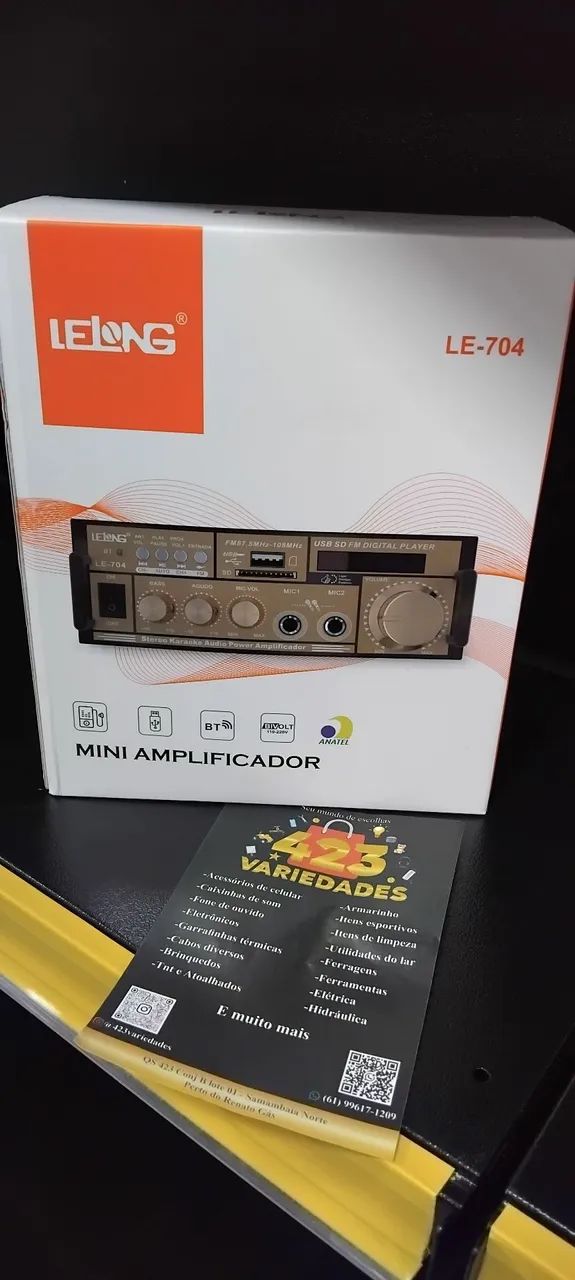 Mini Amplificador lE-704