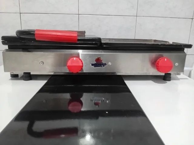 Chapa sanduicheira para hambúrgueres e lanches - Foto 5