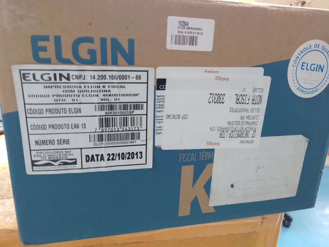 IMPRESSORA ELGIN K FISCAL COM GUILHOTINA, USADA - Foto 5