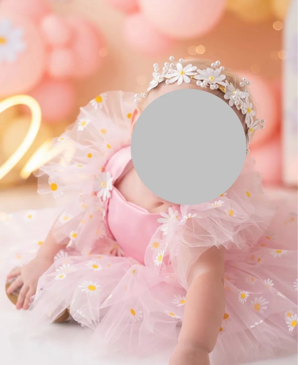 Vestido infantil festa margarida - Foto 2