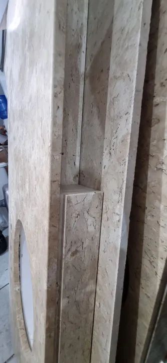 Pia de banheiro pedra travertino  - Foto 4