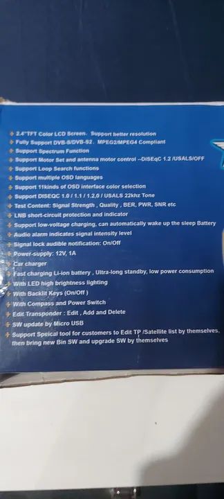 Sintonizador de TV Digital Terrestre e Satélite - FindSAT VF-8900 - Foto 3
