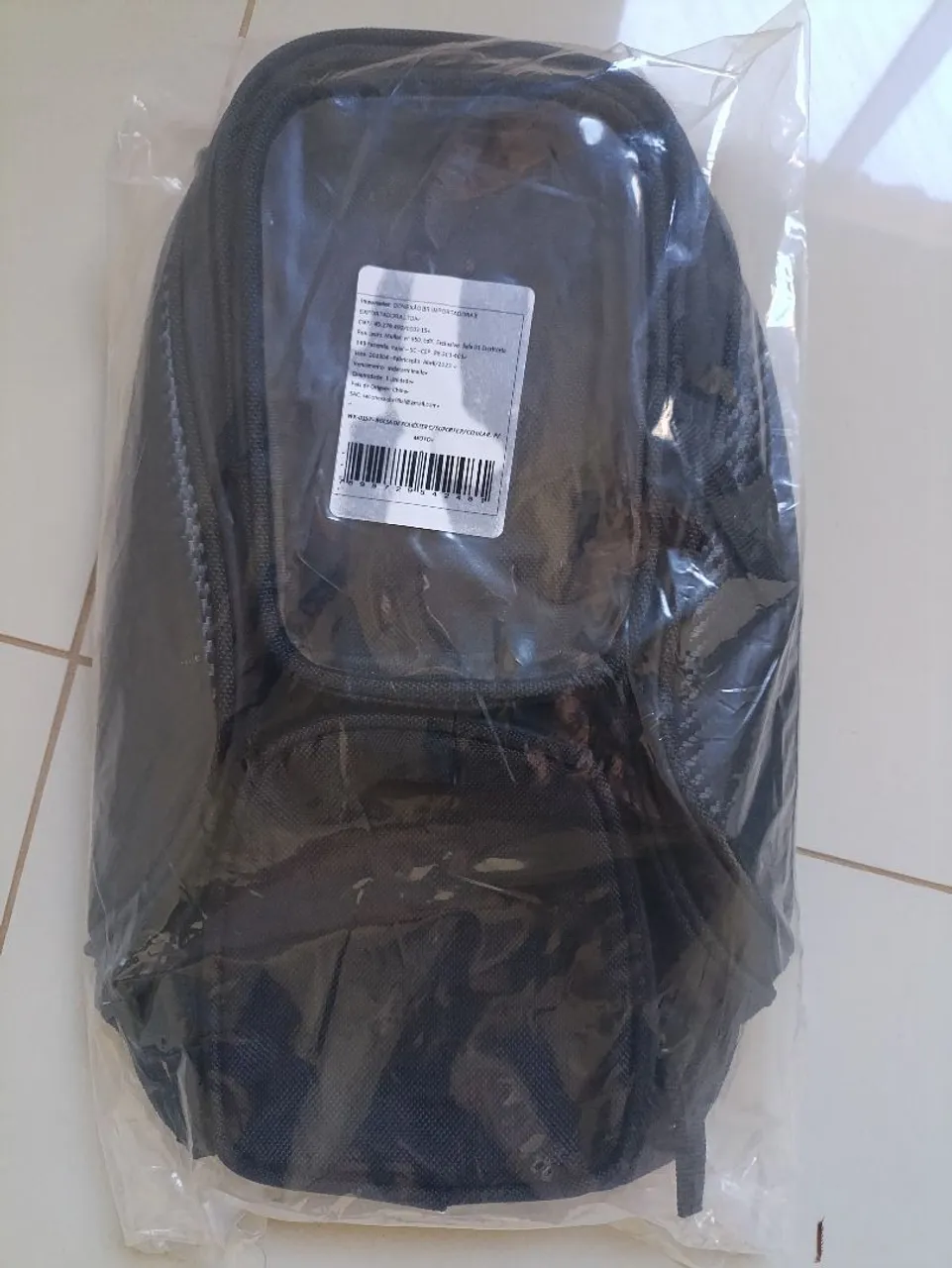 Alforge bolsa mala Universal de tanque de moto. Com imã.
