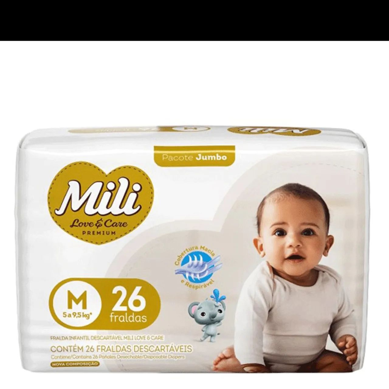 Fralda Mili Love e Care 