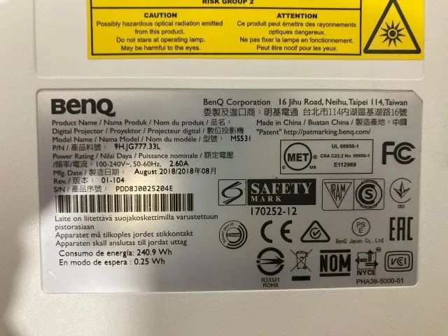 Projetor Benq - Vendo ou troco - Foto 4