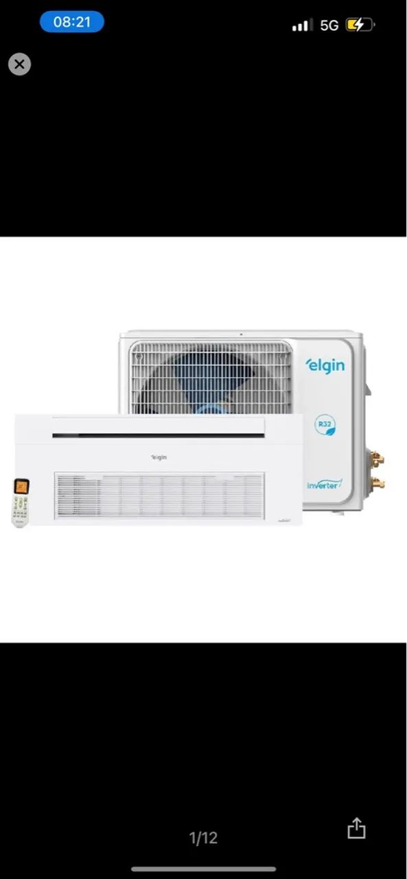 AR CONDICIONADO ELGIN CASSETE 1 VIA 12.000 BTU - Foto 2