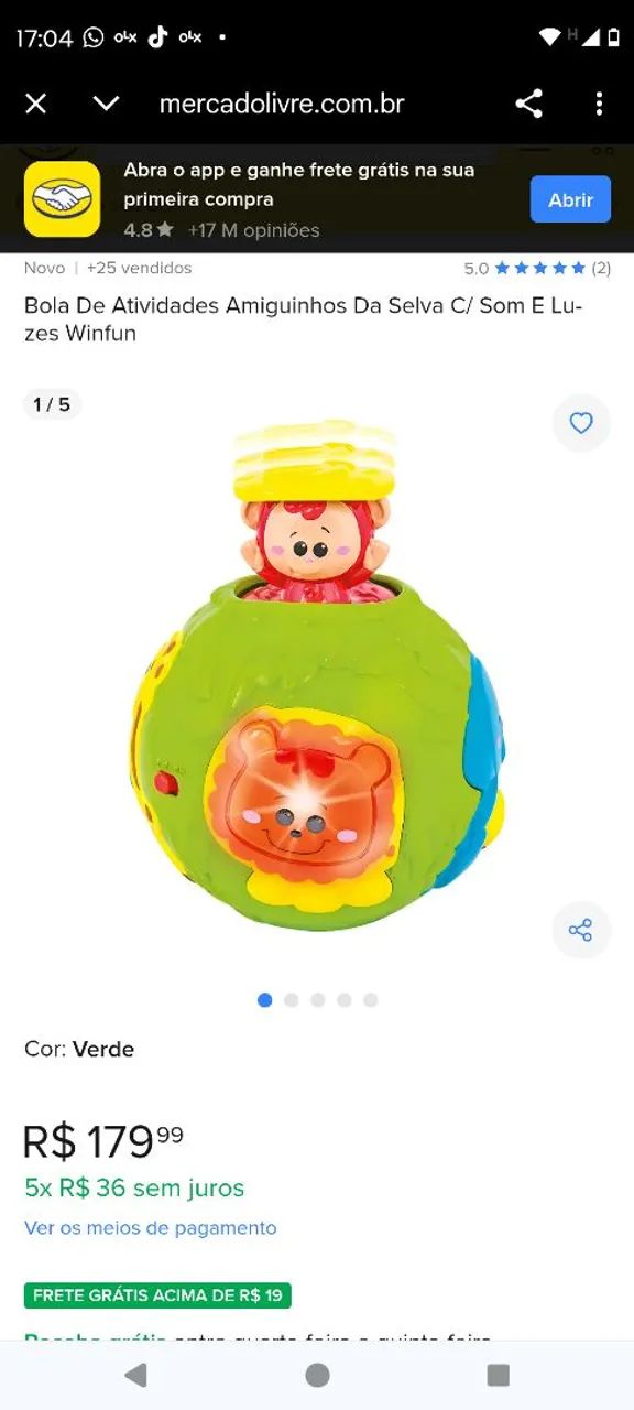Bola Interativa Musical 