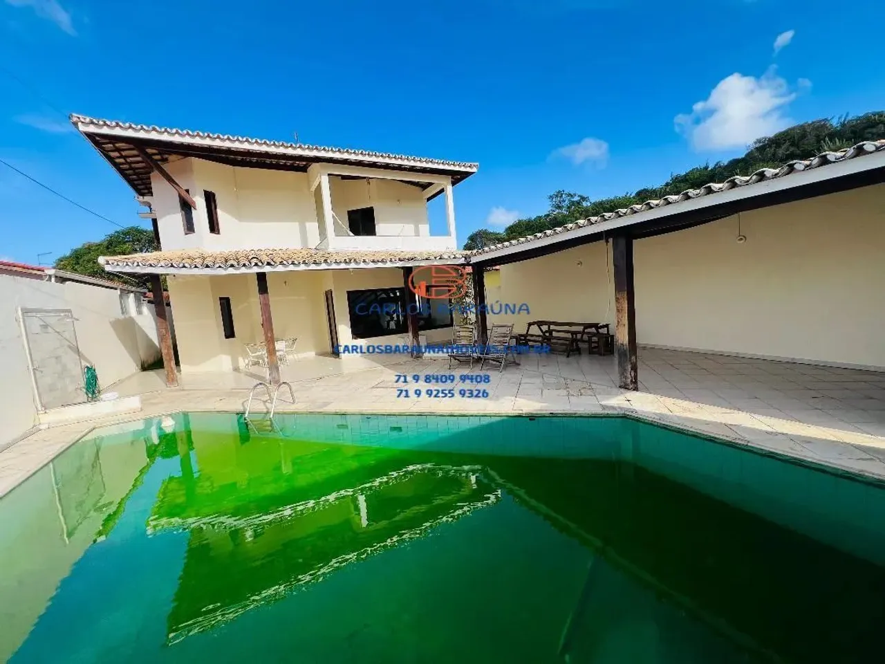 Maravilhosa casa 5/4 quartos com piscina e quarto térreo amplo em Stella maris oportunidad