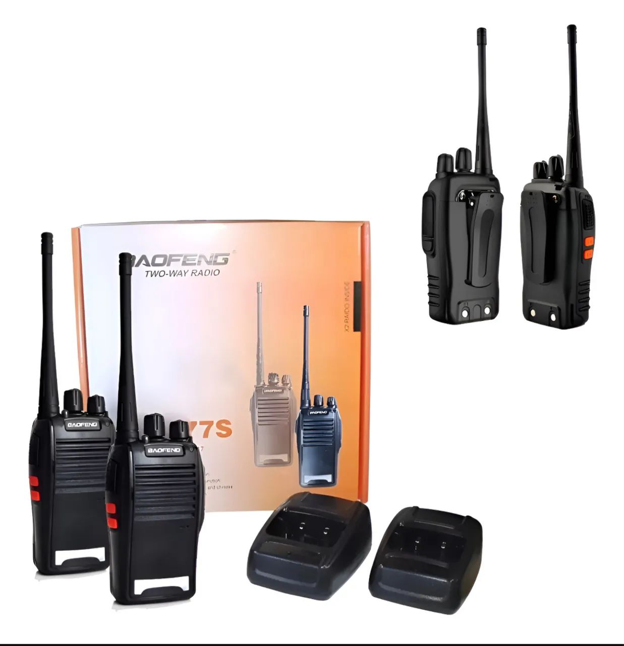 Kit 04 Rádios Comunicadores Baofeng 777s Original