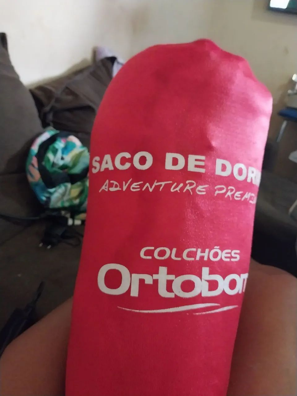 Saco de dormirds solteiro vermelho ortobom  - Foto 2