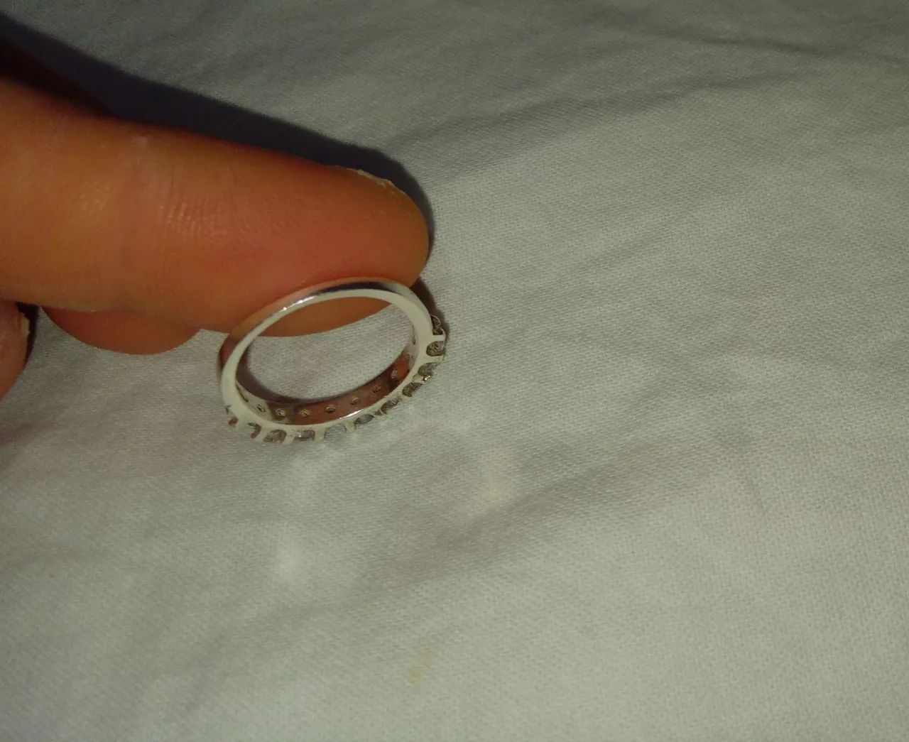 Anel feminina prata 925